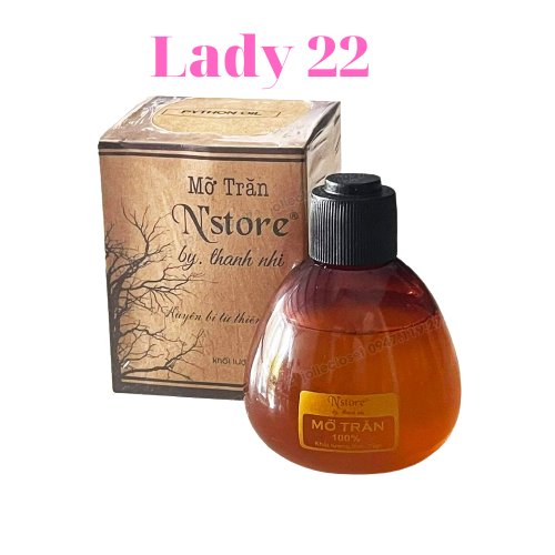 Mỡ Trăn Nguyên Chất N'store By Thanh Nhi 75gr Triệt Lông, Wax Lông Shiny LADY22 LD013