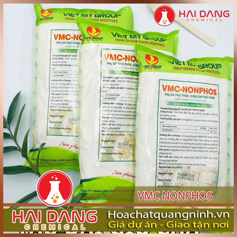 Phụ gia tạo giòn dai thay thế hàn the vmc polyphos
