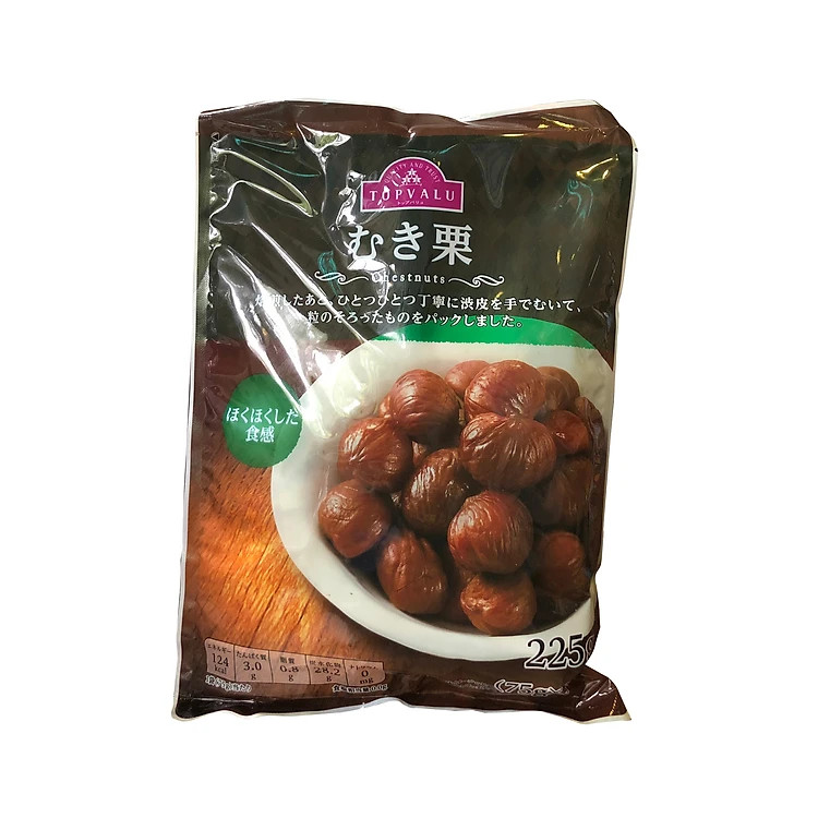 Hạt dẻ bóc vỏ aeon topvalu 225g