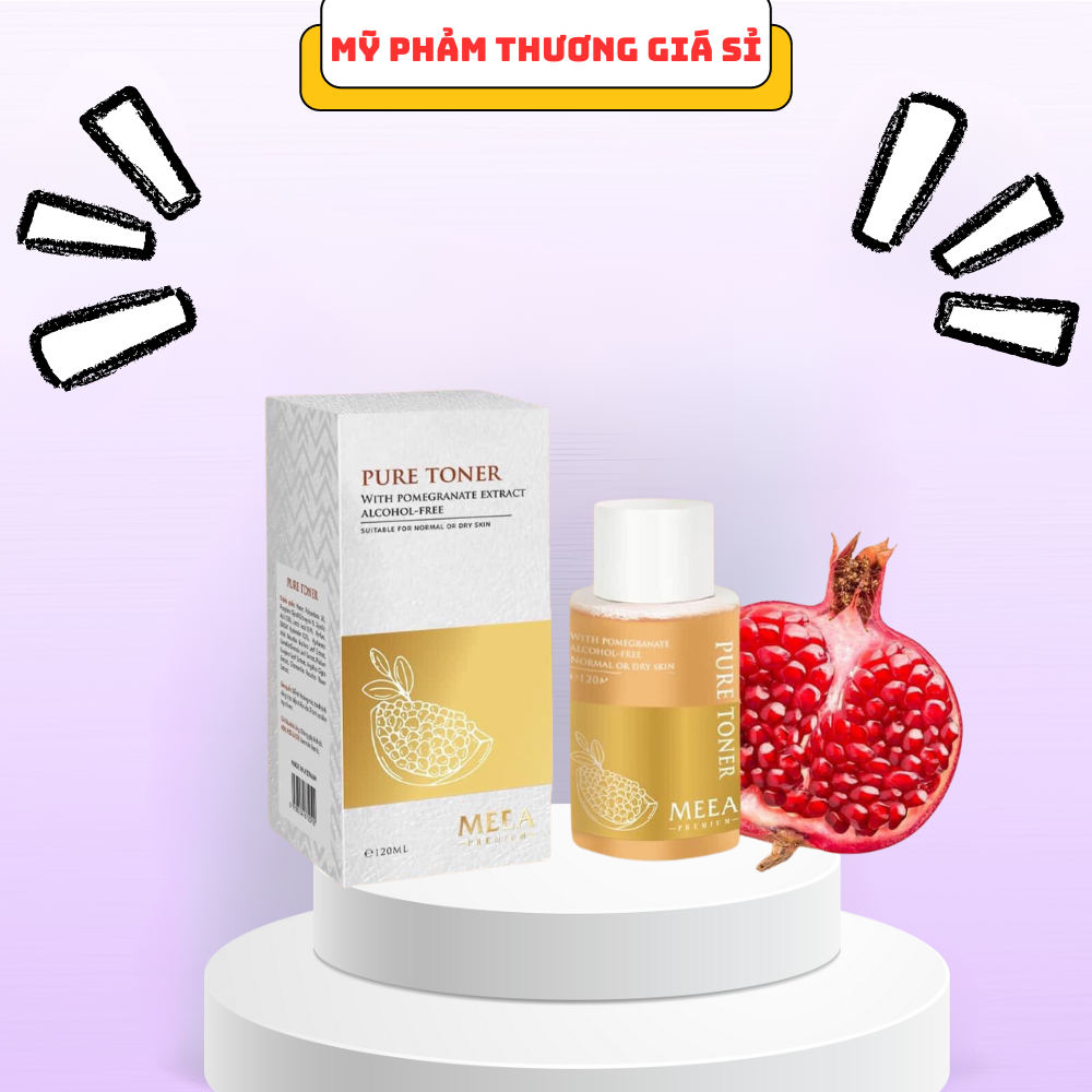 Chính hãng _Toner Lựu Đỏ Meea Organic 120ml