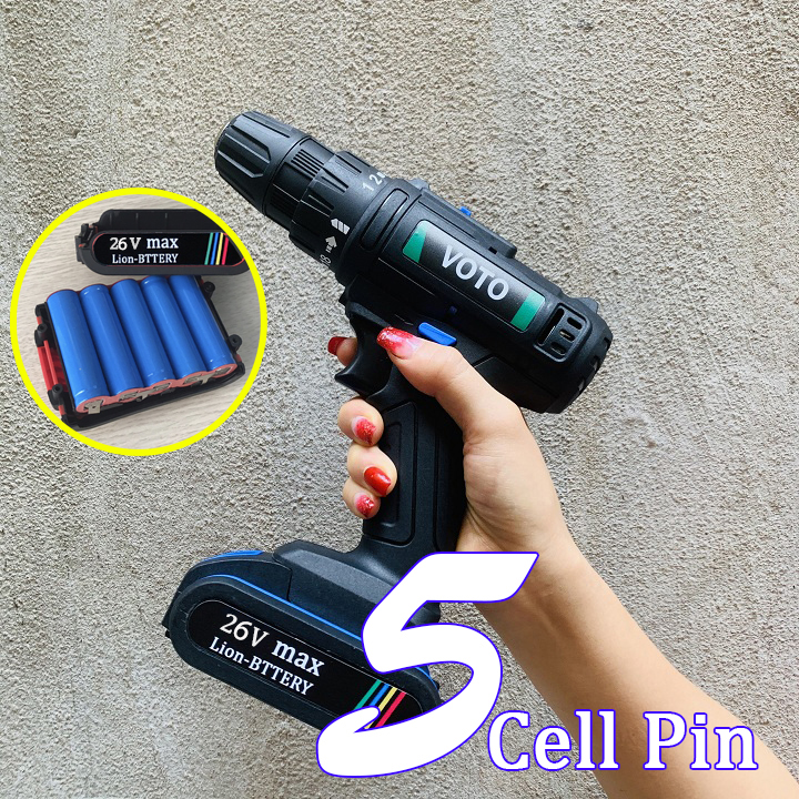 Khoan pin 26v voto 2 pin