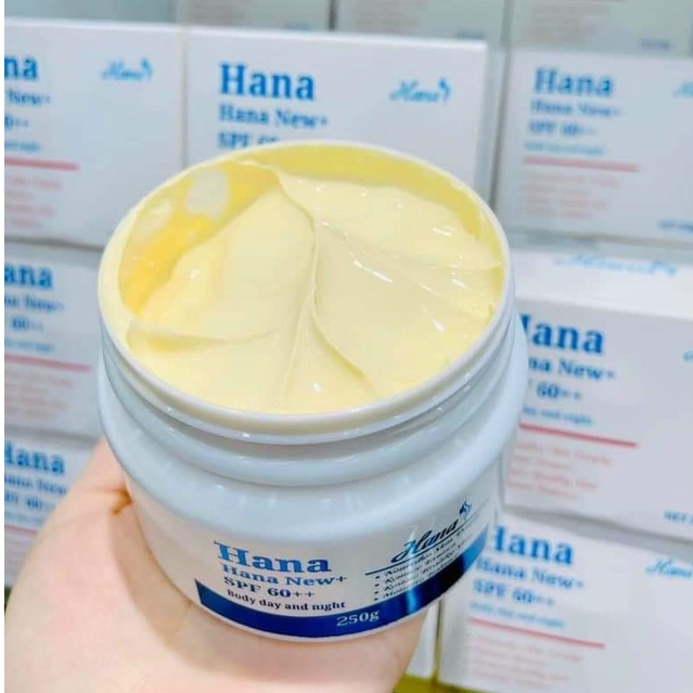 Kem Body Hana Xanh dưỡng trắng da