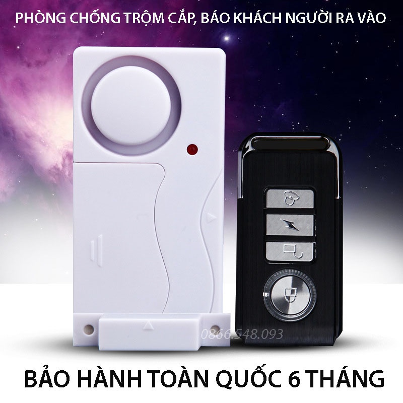 Chuông gắn cửa báo khách, báo động chống trộm Cacazi KS-SF03R