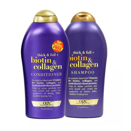 Dầu xả ngăn rụng và kích thích mọc tóc Biotin Thick and Full Collagen 577ml