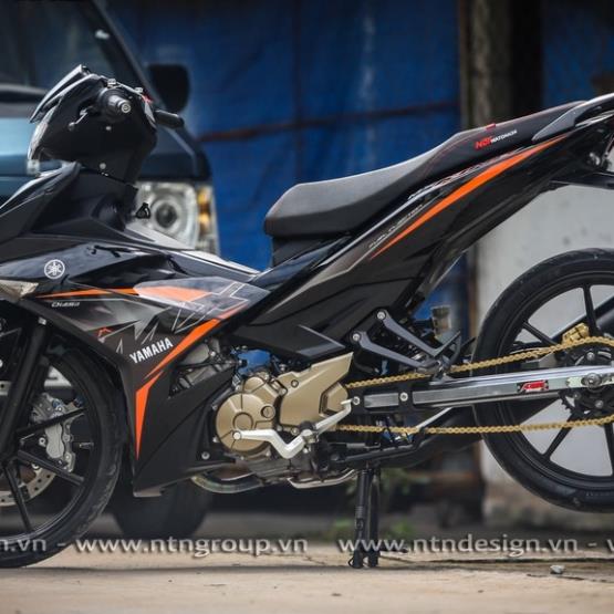 Tem rời yamaha exciter 150 mxking đen cam