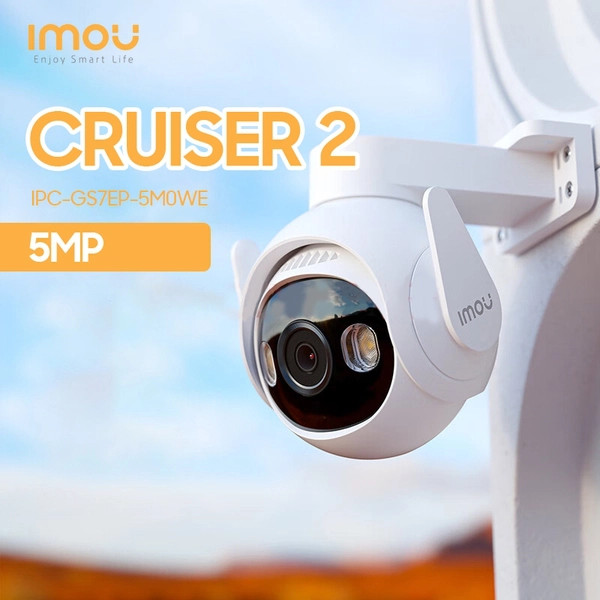 Camera ip wifi imou ipc gs7ep 5mp 3k màu ban đêm,quay quét ngoài trời, cảnh báo, đèn còi -chính hãng