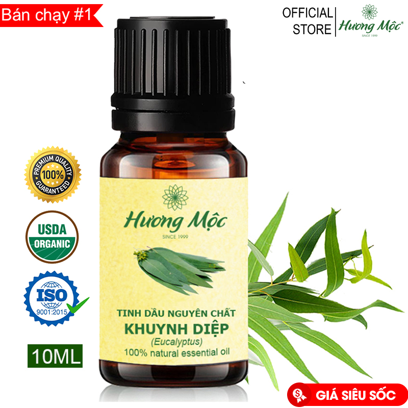 Tinh dầu Khuynh diệp Hương Mộc 10ML | Eucalyptus Essential Oil 10ML - Chất lượng cao - Có kiểm định COA