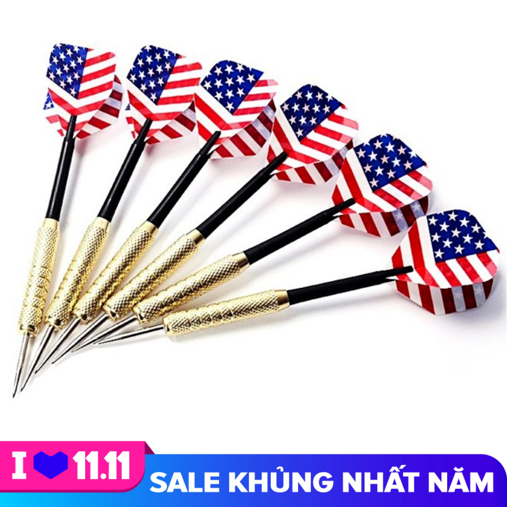 [FREESHIP MAX 15K][HCM]Bộ 6 mũi tên phi tiêu lá cờ nước Mỹ