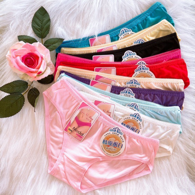 Bộ 10 quần lót cotton thanh lý giá rẽ 802