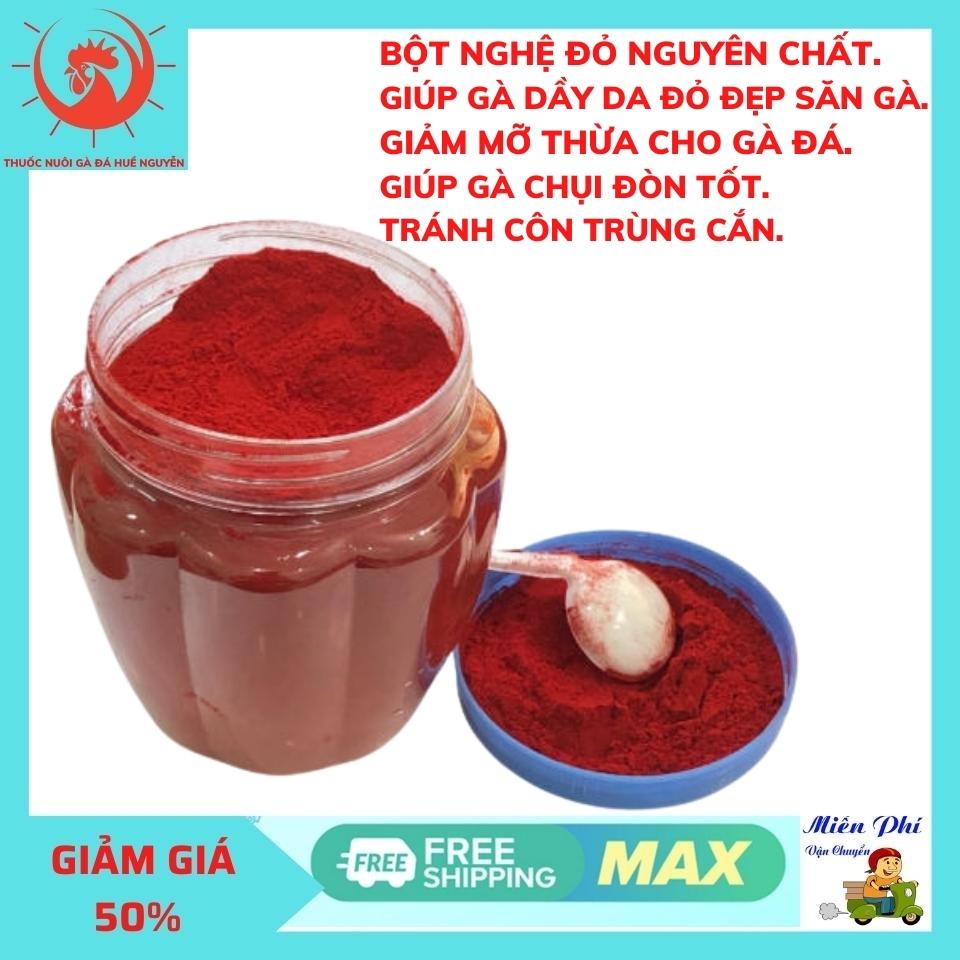 Nghệ Đỏ Cho Gà Đá[ HŨ 100g]Bột Nghệ Đỏ Cao Cấp Cho Cà Chọi