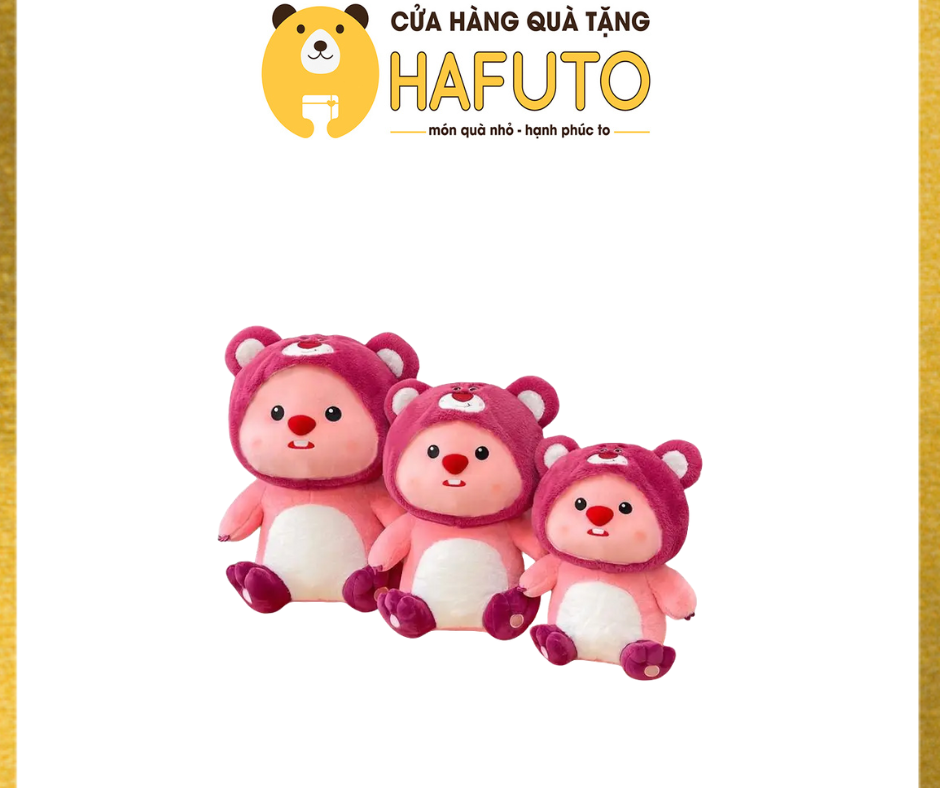 Gấu Bông Loopy Cosplay Đáng Yêu Món Quà Dành Cho Mọi Lứa Tuổi Hafuto
