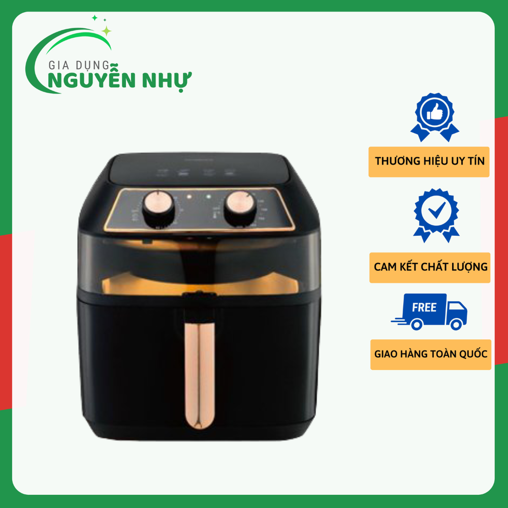 Nồi chiên không dầu nine shield - dung tích lớn 10 lít