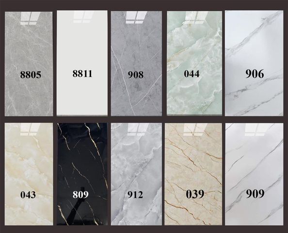 Combo 10 tấm dán tường giả đá pvc, kích thước 60x30 cm mặt sau có sẵn keo dễ dàng trang trí