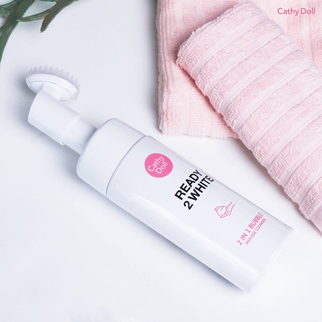 Sữa rửa mặt tạo bọt trắng da cathy doll ready 2 white