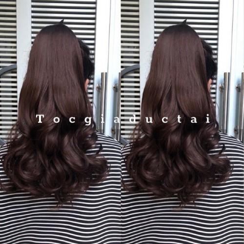 Tóc buộc xoăn đuôi dài 40cm / Tóc giả cột xoăn dành cho nữ