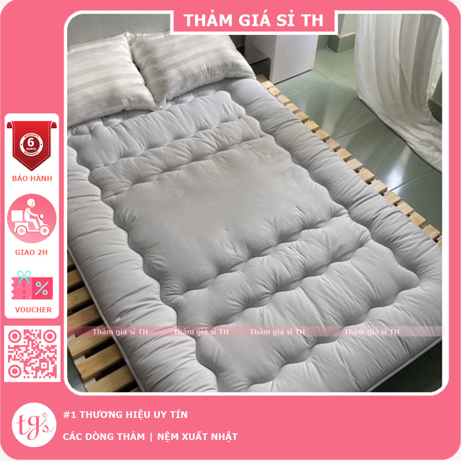 [HCM]Nệm Bông Xuất NHẬT Dư / Topper Nệm trải sàn 1m x2m , 1m2 x2m , 1m4 x2m,1m6 x2m và 1m8 x2m Hàng Chất Lượng Cao Rẻ Vô Địch