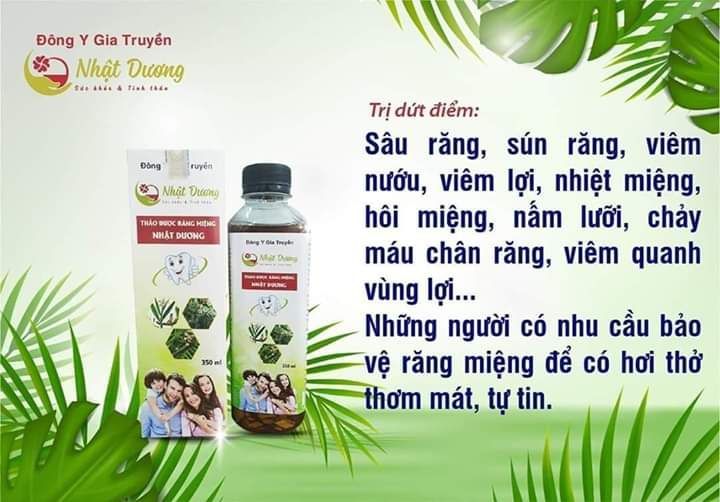 sâu răng nhật dương mẫu mới nhất