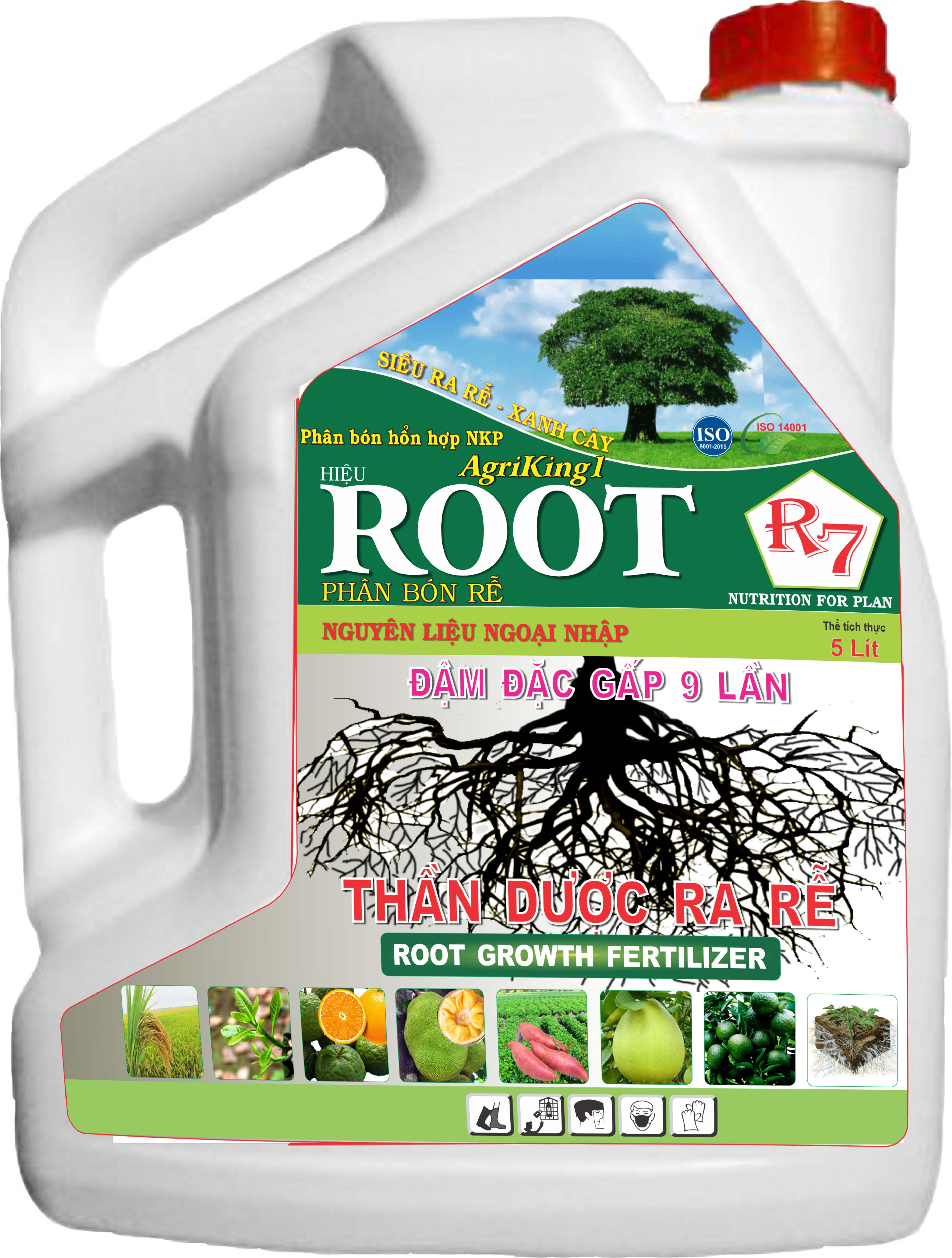 Root R7 - Super Acid Humic - Can 5 Lít