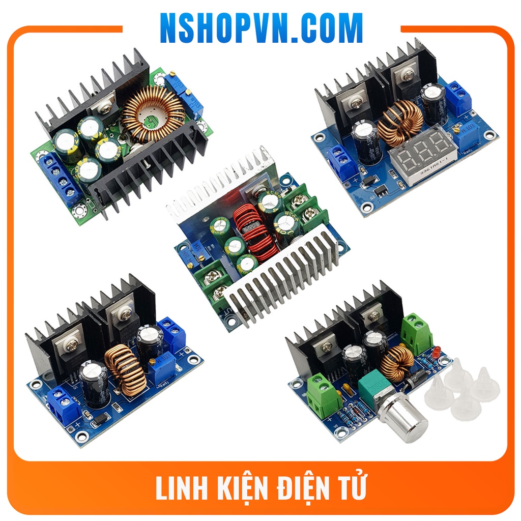 Mạch hạ áp giảm áp công suất cao xl4016 8a | xl4016 8a có hiển thị | xl4016e1 8a | giảm áp 12a | giảm áp 20a