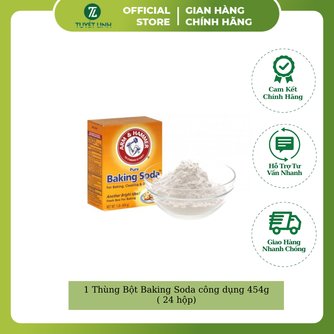 1 Thùng Bột Baking Soda công dụng 454g