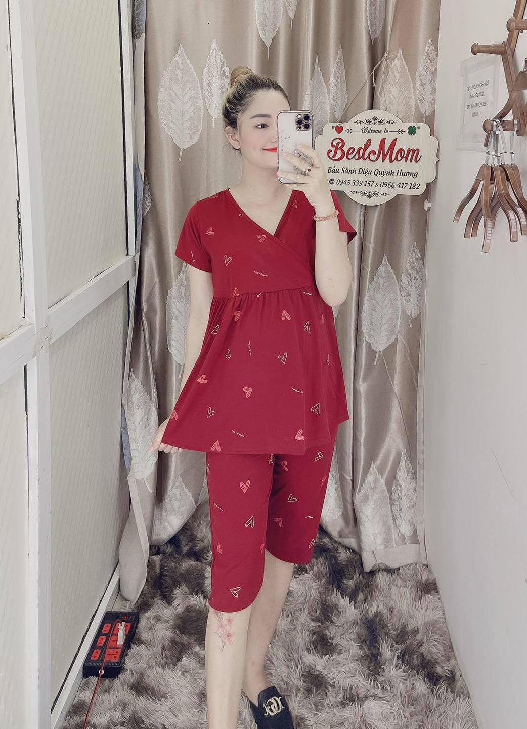 Bộ lửng bầu và sau sinh chất cotton cao cấp