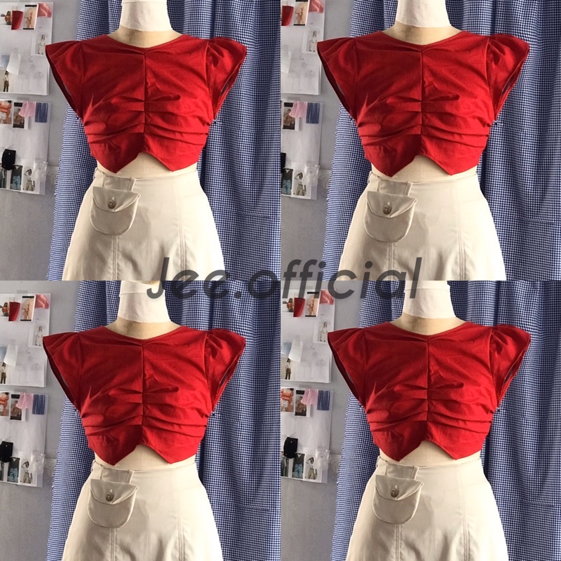 Jee - Red Butterfly top