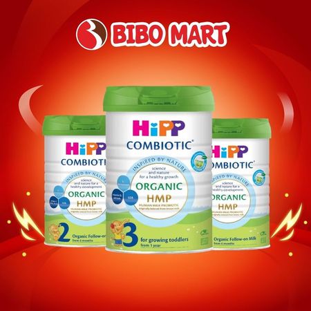 Sữa Hipp Organic Combiotic Sữa Công Thức Hỗ Trợ Tiêu Hóa Tăng Chiều Cao Cho Bé Lon 800g-Bibomart