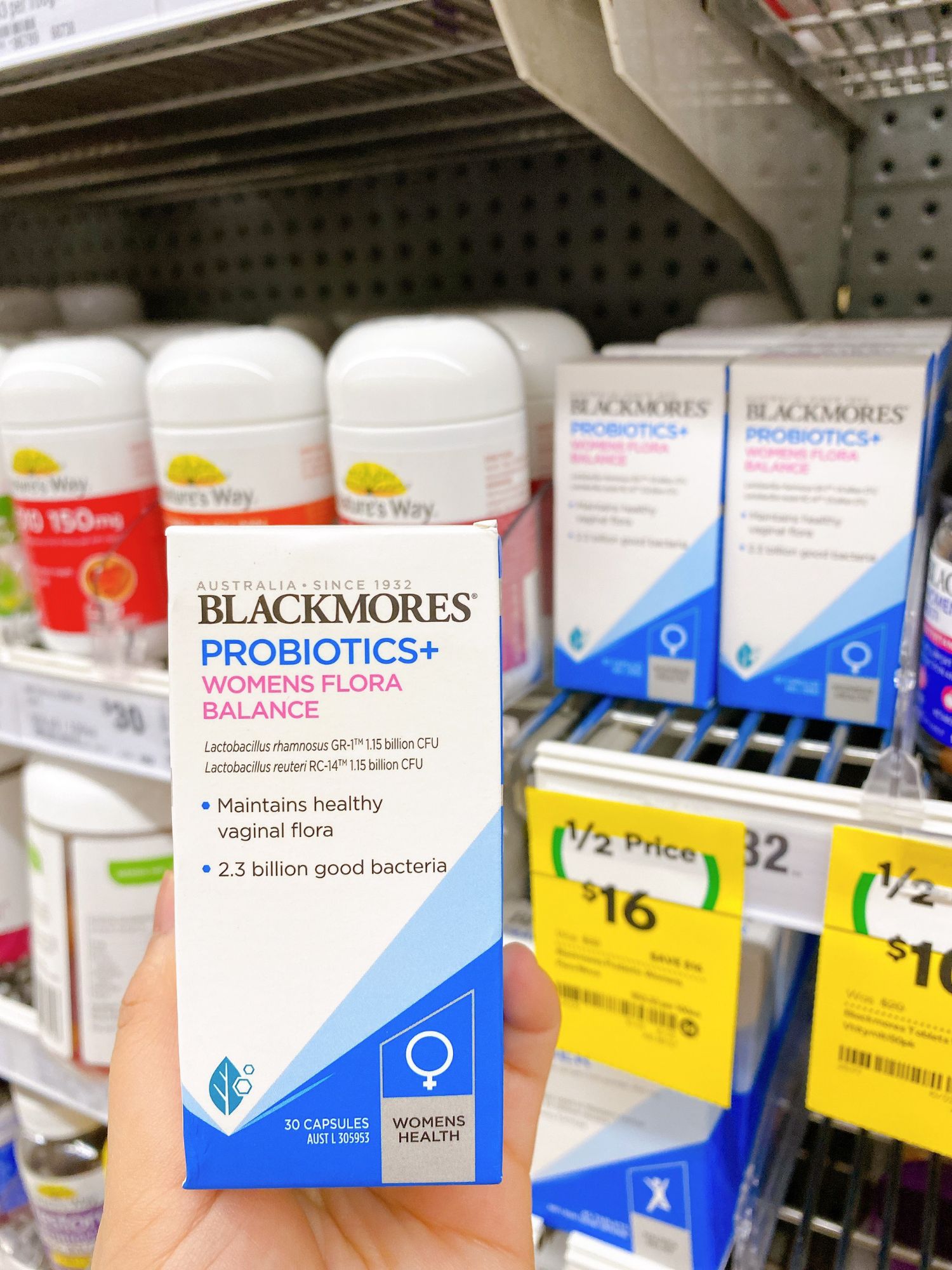 Men vi sinh ngăn viêm phụ khoa cho phụ nữ Blackmore Probiotics - Blackmore Probiotics Flora Women Care
