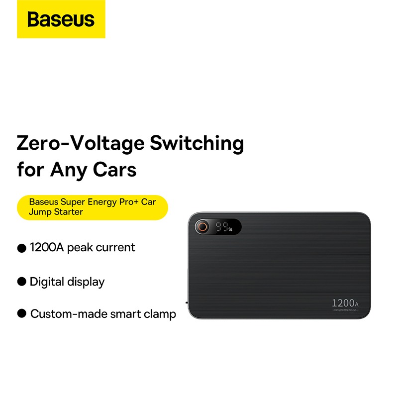 Baseus Super Energy Pro+ 1200A Car Jump Starter 12000mAh Battery