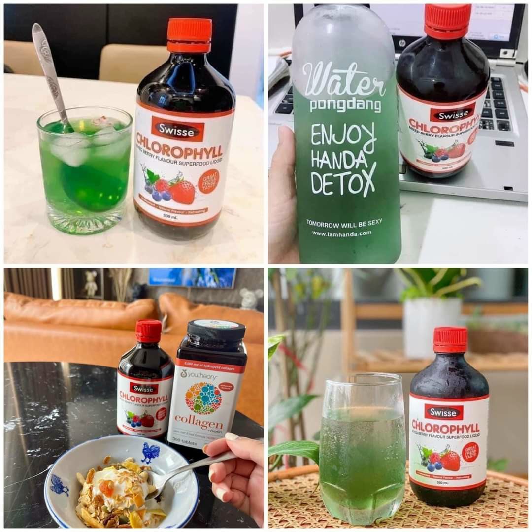 Nước Diệp Lục Swisse Chlorophyll 500ml của Úc