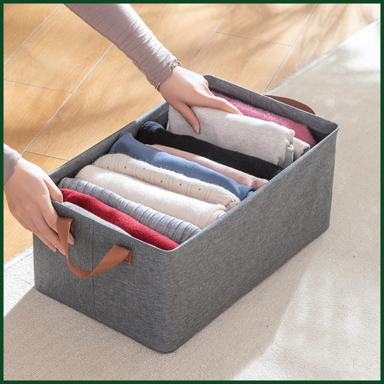 Hộp đựng đồ , quần áo gấp gọn khung sắt cứng cáp tiện lợi