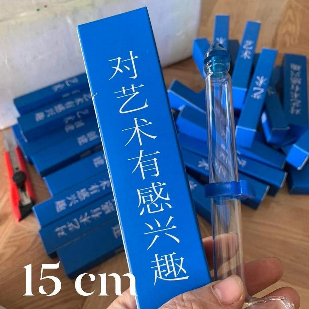 Cóng uống thủy tinh Tàu, hít thủy tinh dành cho chim chào mào , chích chòe, khuyên, yến ống dài