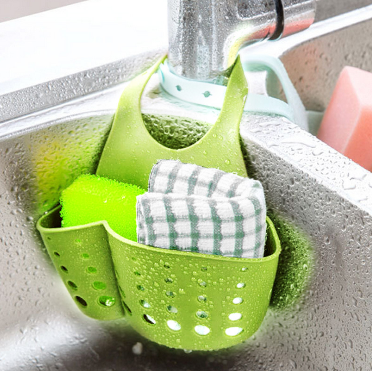 [HCM]Giỏ treo bồn rửa bát nhựa dẻo - treo cho bồn rửa chén bát