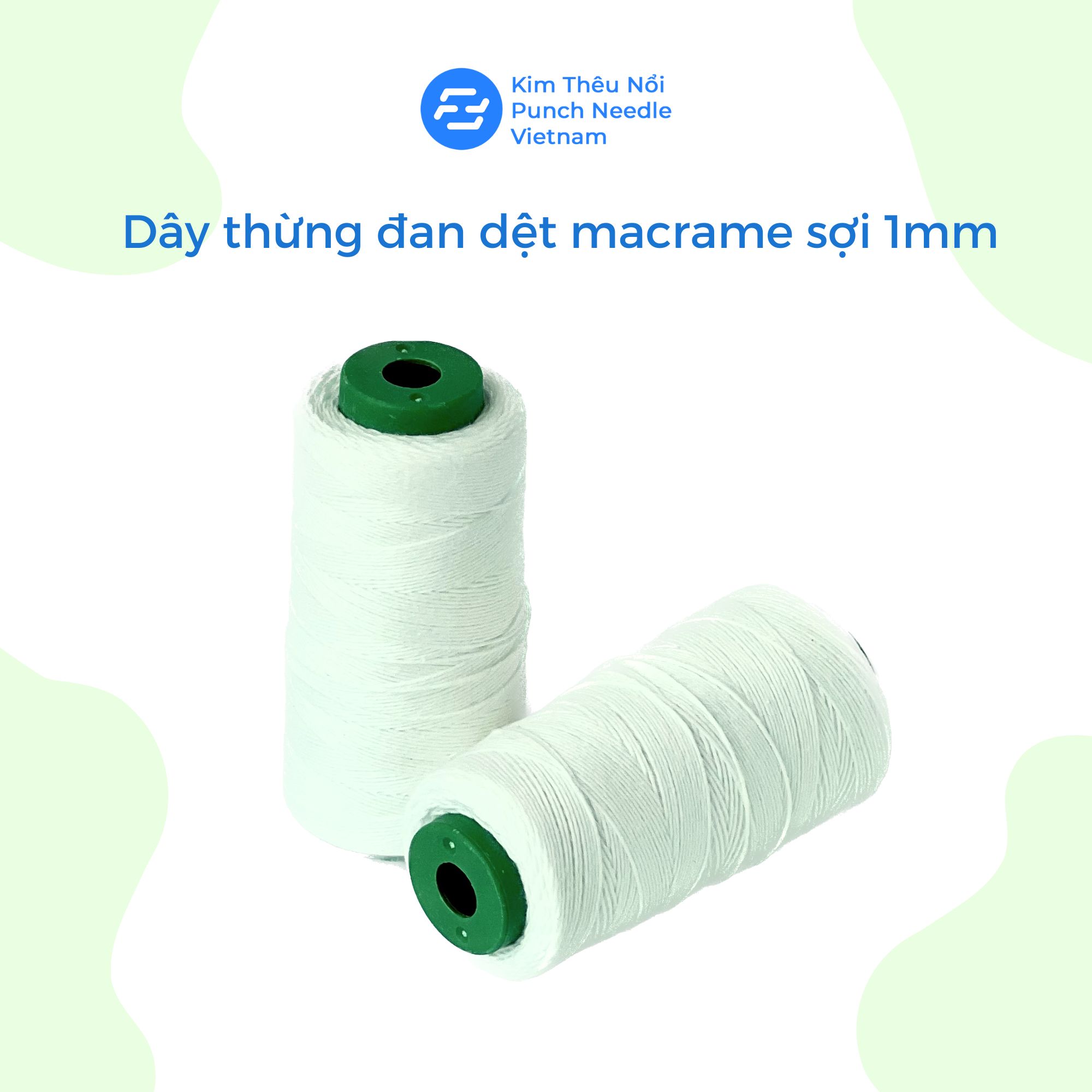 Cuộn dây dù dệt macrame kích thước sợi 1mm