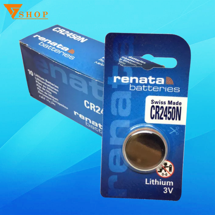 1 viên pin cr2450 renata 3v, pin remote cr2450n