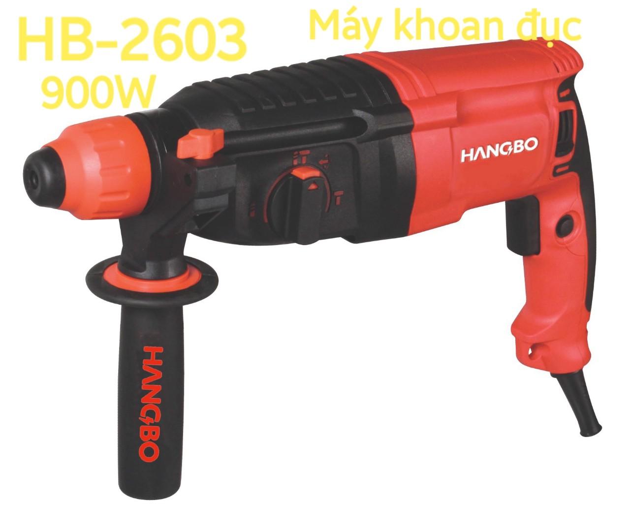 Máy khoan đục bê tông 900w hangbo z1a-hb-2603sre