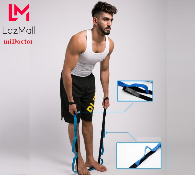 Dây Kéo Tập Gym Yoga, Dây Kéo Giãn Căng Cơ Chân, Dây Kháng Lực miDoctor