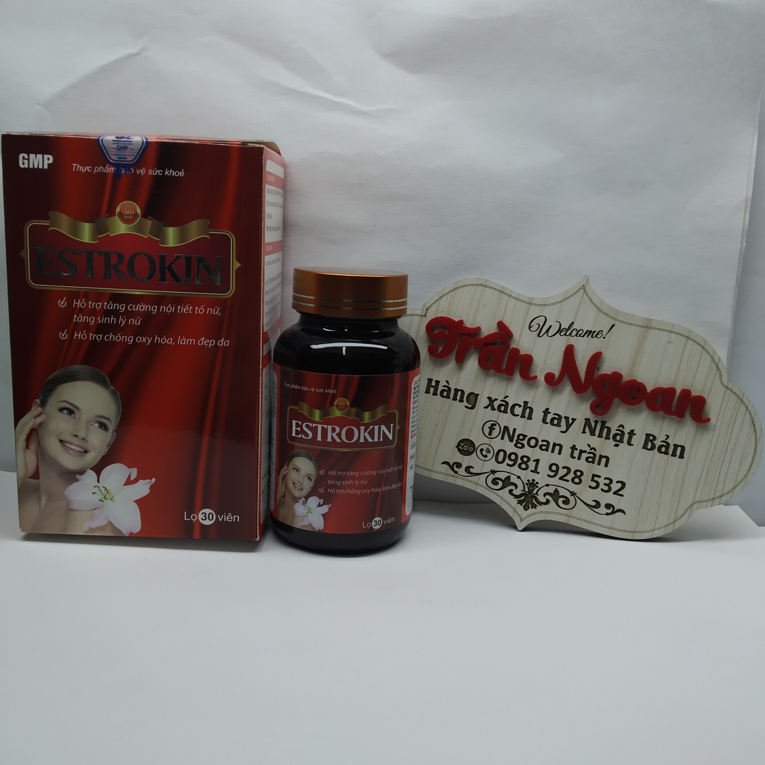 Estrokin - Tăng Nột Tiết Tố Nữ - Lọ 30 Viên