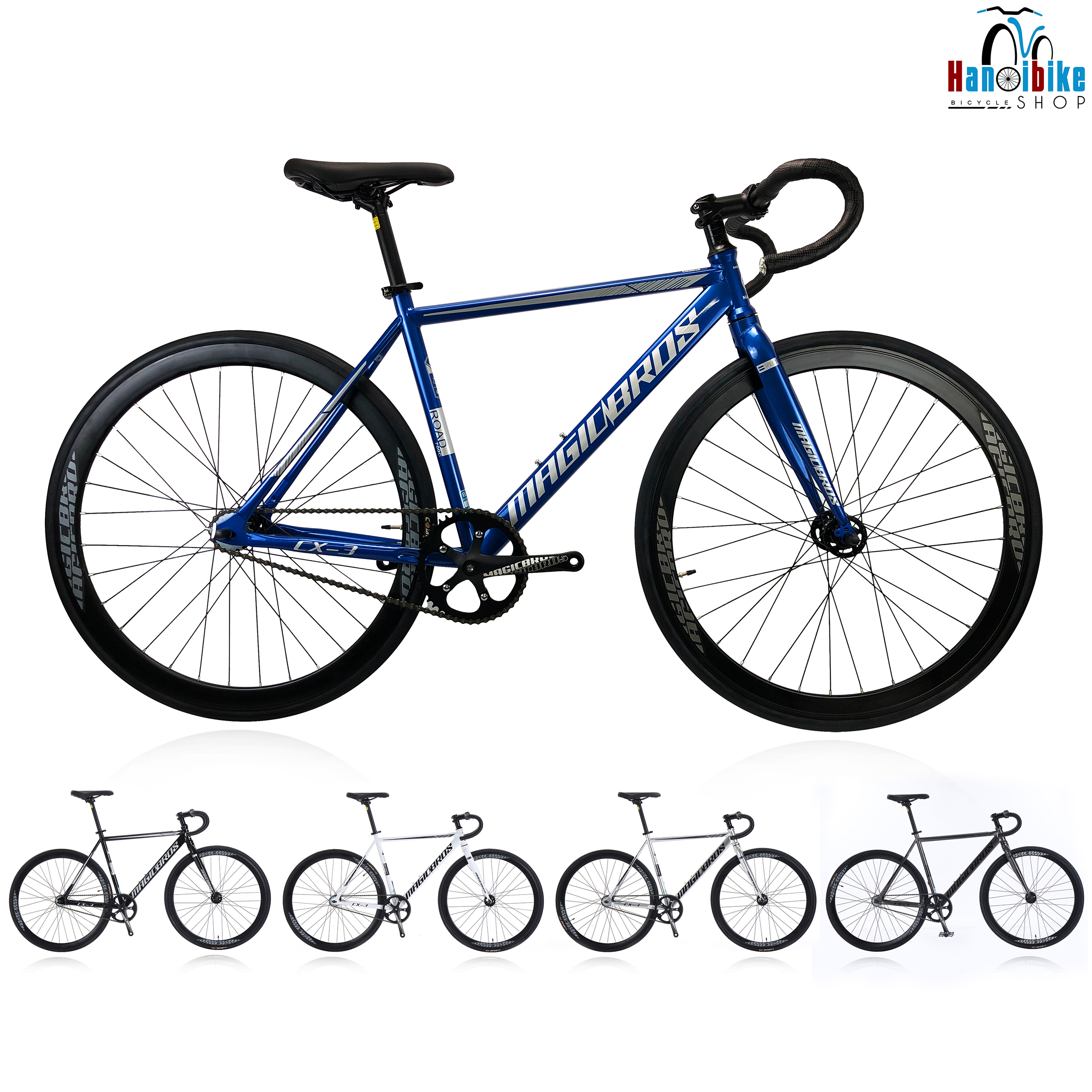 Xe đạp Fixed Gear Magicbros CX3 khung thép cx-3