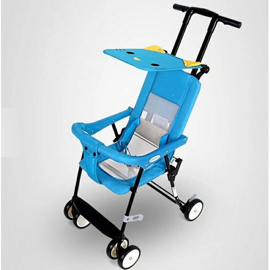 Xe đẩy ngồi có mái che, gấp gọn