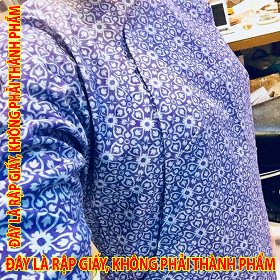 Rập giấy ww050 - áo phượng khấu - bản biến tấu