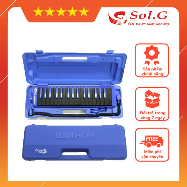 Kèn melodica hohner c943275 màu xanh 32 phím phân phối nhạc cụ phụ kiện chính hãng solg