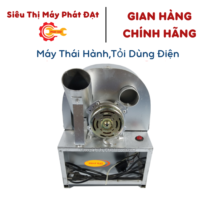 Máy Thái Hành,Tỏi,Củ Quả Chuyên Nghiệp Dùng Điện 220V-BH 6 Tháng