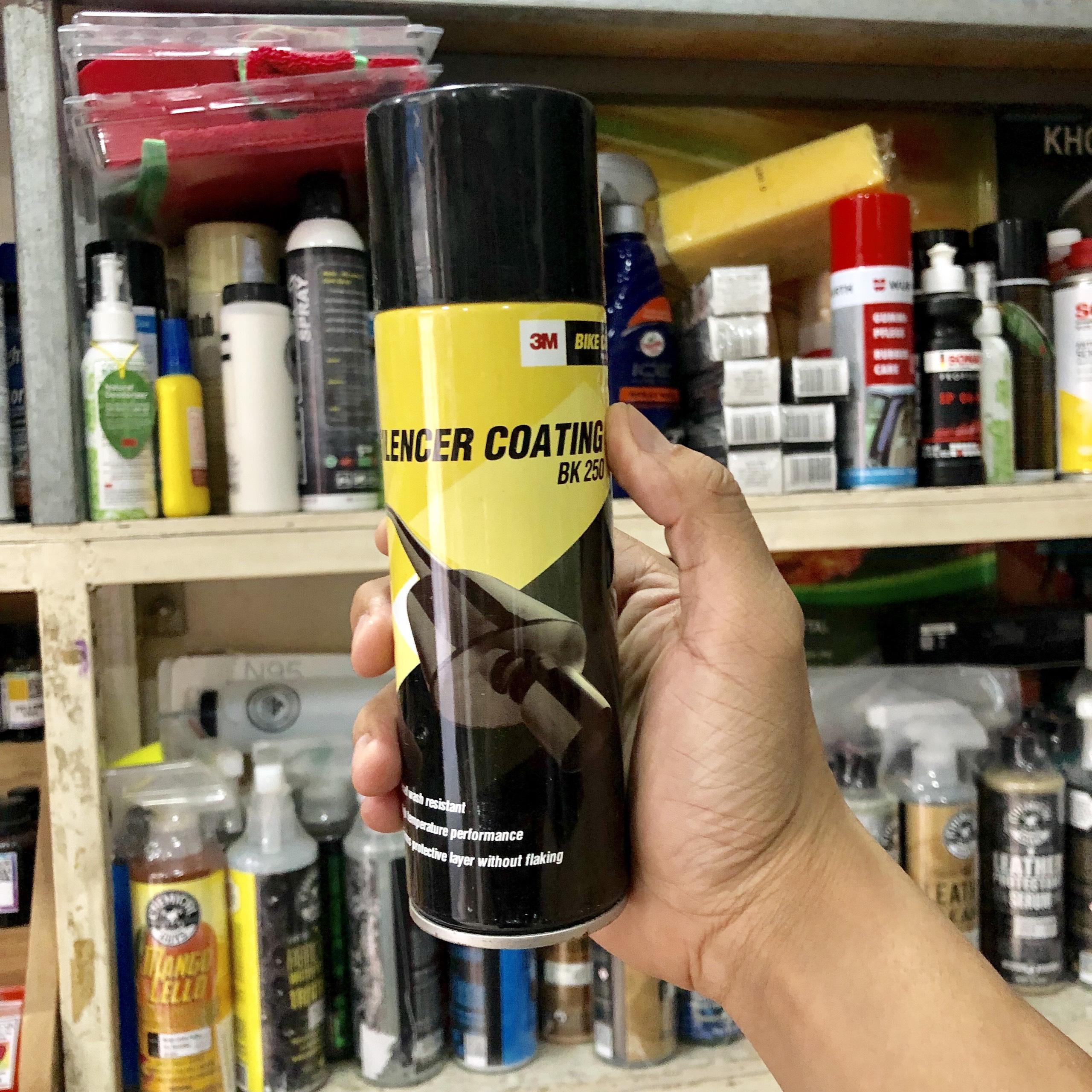 SƠN PHỦ CHỐNG SÉT BẢO VỆ CỔ PÔ XE CHỊU NHIỆT CAO 3M SILENCER COATING SL 250 - MÀU ĐEN 250ML