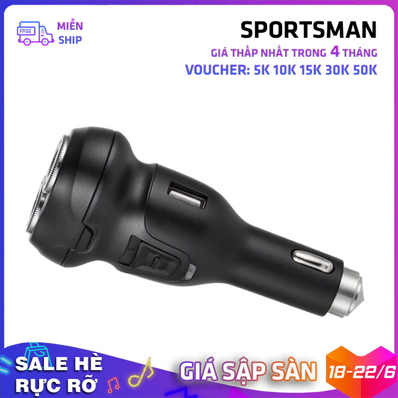 Máy cạo râu tẩu sạc ô tô búa thoát hiểm sportsman sm-523