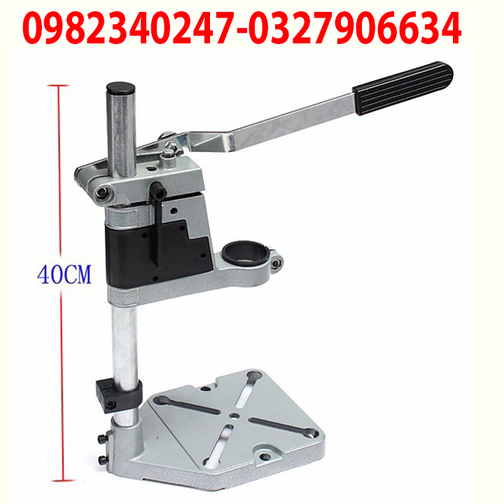 Khung đế Kẹp máy khoan mini - khung chuyển đổi khoan bàn - khung đế kẹp