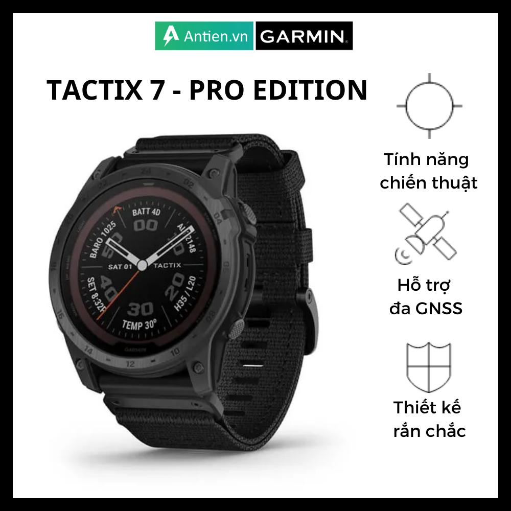 Đồng hồ thông minh Garmin Tactix 7 - Pro Edition