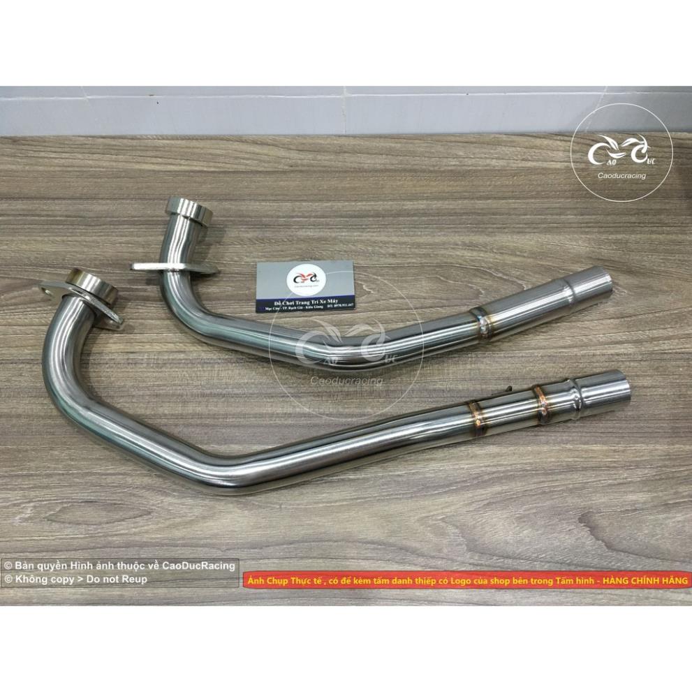 Cổ pô inox 304 ex135 ex150 4 số và 5 số ex2010 2011 2012 các đời exciter 135