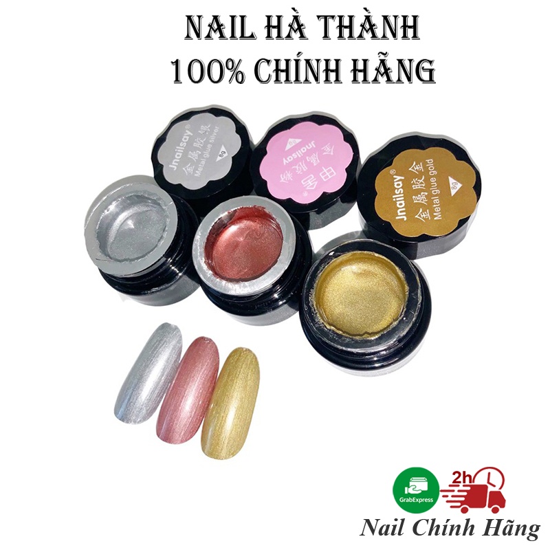 Gel nhũ metan vẽ viền móng, gel nhũ nail siêu sáng metan Jnailsay
