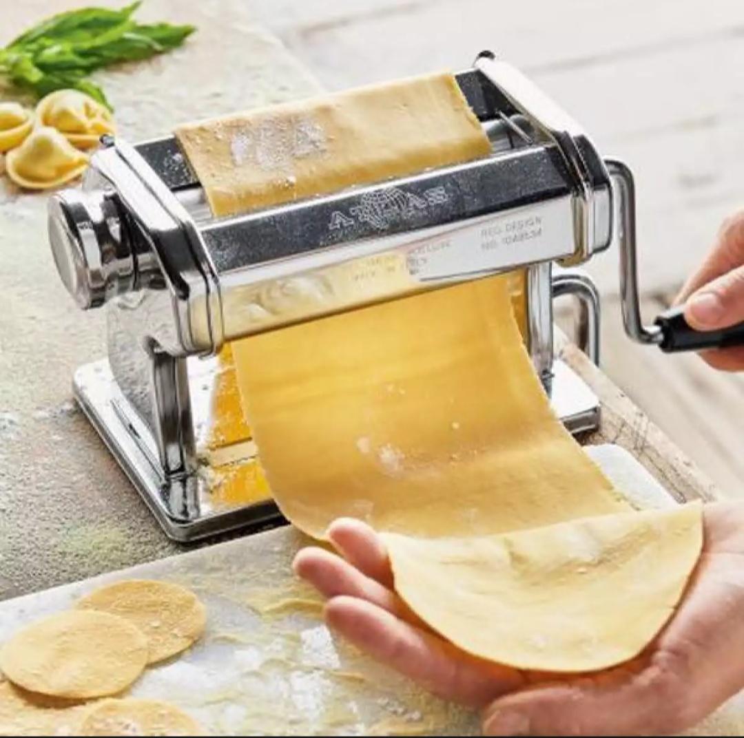 Máy cắt mì siêu mỏng đa năng: cán và cắt thịt, mực, cá, bột làm sủi cảo, làm mì tươi gat200, máy cắt